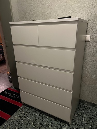 Kommode malm weiß - kommode, 6