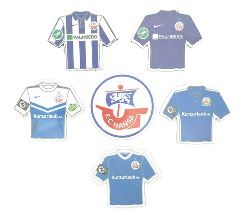 Hansa rostock trikot magnet - hansa,