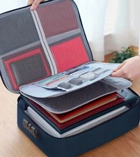 Feuerfeste Dokumentenbox Dokumententasche Wasserdicht Geldkassette Feuersicher?