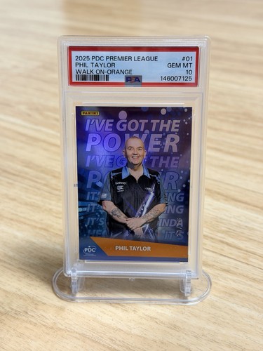 Phil taylor pdc panini - pdc, premier