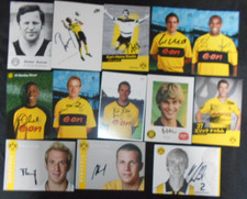25 signierte Autogrammkarten Borussia Dortmund, diverse Jahrgänge