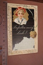 tolle alte  Künstlerkarte -