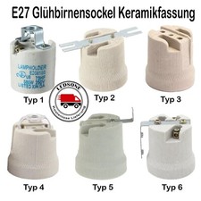 Lampenfassung e27 240v - 240v, keramik