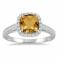 Citrin solitaire - citrin,