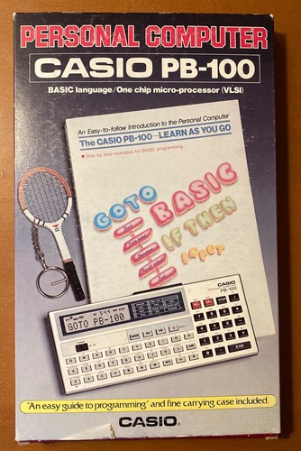 Casio 100 personal computer - pb-100,