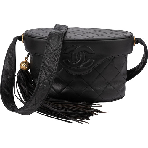 Chanel quilted lambskin - lambskin, tassel
