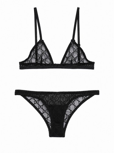 Gucci damen schwarz dessous - dessous, gg