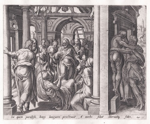 Wierix groenning christ temple - wierix,