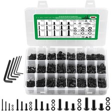 Schrauben Muttern Sortiment M2 M3 M4 M5 M6 1500 Stück Schrauben Muttern