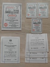 3 Historische Fahrkarten