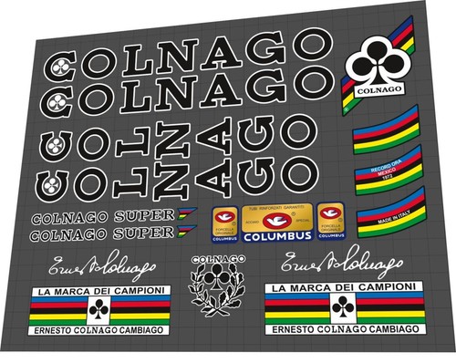 Colnago super frame sticker - frame,