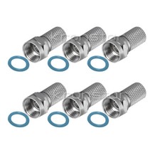 10x F-Stecker für SAT-Kabel