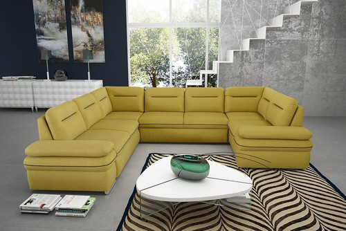 Form wohnlandschaft - u-form,