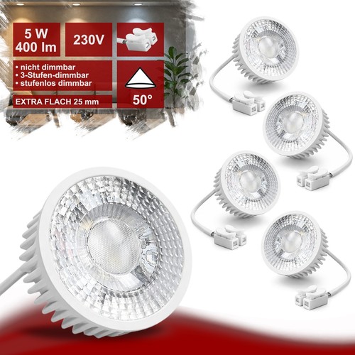 Led 230v flach modul gu10 - 230v,