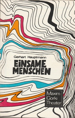 Programmheft gerhart hauptmann - gerhart,