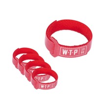 5x wethepeople Team Cable Strap Klettband für BMX Bremskabel Rot