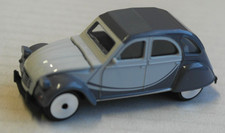 Majorette Citroen 2CV Ente hellgrau/grau Oldtimer Auto Car Groupe PSA Döschwo