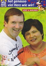 Autogramm - Josef & Narumol