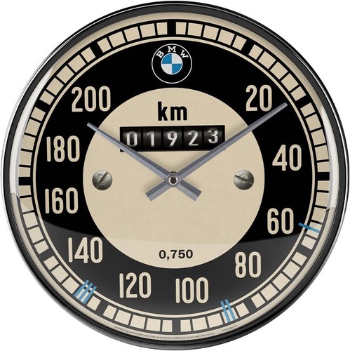 Nostalgic art wanduhr - wanduhr, bmw