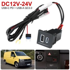 Auto Dual USB PD + QC3.0