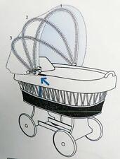 Comfort Baby 00071310-88 Snugly Stubenwagen mit Bettset Holz natur weiß MZ2