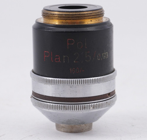 Zeiss pol plan - 2,5/, 160/