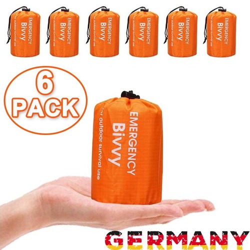 6stk notfallzelt biwaksack - 4/6stk,