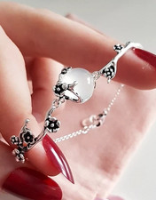 EDLES Armband 925 SILBER massiv Armkette MANSCHETTEN ARMREIF Armzange Zirkonia