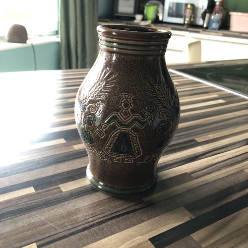 Keramikvase braun - cm, –