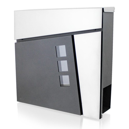 Design briefkasten graphit mit - design,