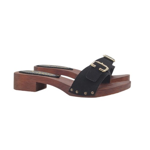 Damen low clogs - low, aus