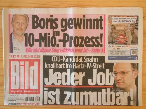 Bildzeitung 2018 ein - bildzeitung, (ein