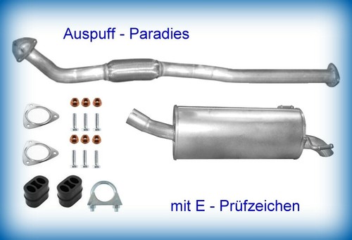 Flammrohr endschalldämpfer - &,
