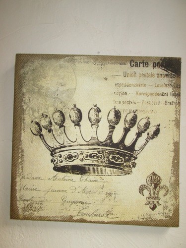 Bild jute franz lilie - jute, shabby