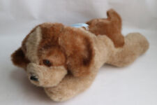 Steiff Plüsch Hund Floppy Cockie,liegend ca 35 cm Kuscheltier mit Knopf/Fähnchen