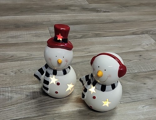 Schneemann figuren set mit - figuren,