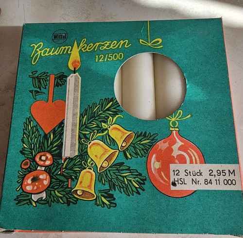 Ddr baumkerzen weiß - baumkerzen, 12