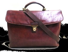 THE BRIDGE Businesstasche EXKLUSIV Aktentasche LEDER Ledertasche STABIL Top 4104