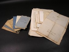 MERSEBURG*HALLE*AUTOGRAPHEN*BRIEFE*HEFTE*KONVOLUT DOKUMENTE um 1835*RAR*