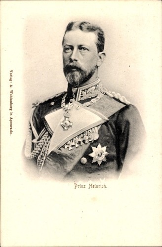 Großadmiral prinz heinrich - ak,