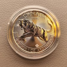 Kanada 2016 5 Dollars "Canadian Wildlife - Puma" 1Oz Feinsilber 9999