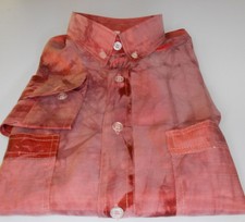 Stone - Wash - Seidenhemd Größe M