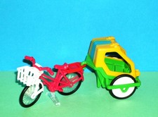 PLAYMOBIL ⭐ Zubehör ⭐ Fahrrad mit Anhänger Sammelfiguren Sammlung Konvolut 7/56⭐