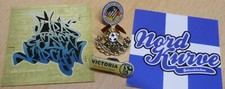 Fan Paket Schalke 3x Pins Fan-Club Sponsor Bergbau und 2x Aufkleber UGE TOP RAR