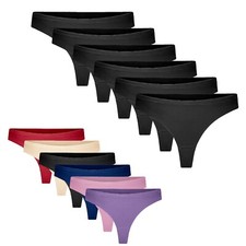 6 er  Damen String Slip