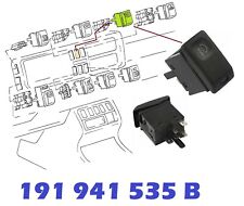 Schalter Nebelschlussleuchte  VW Golf II VW Jetta II 191 941 535B