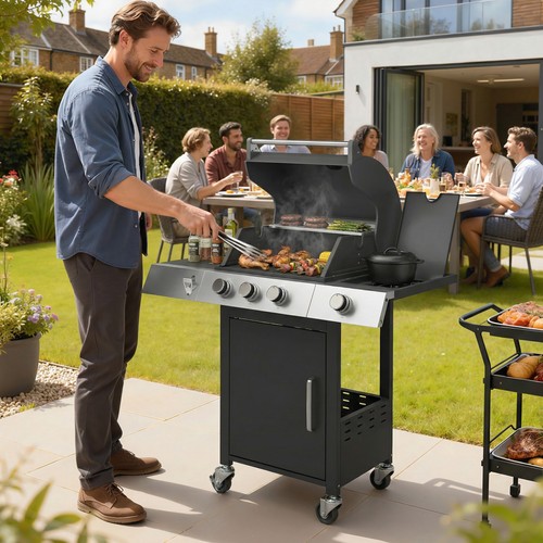 Outsunny gasgrill kw 4 - kw,