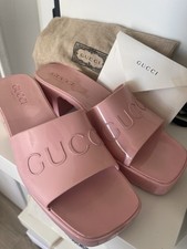 SCHUHE GUCCI ROSA PANTOLETTEN