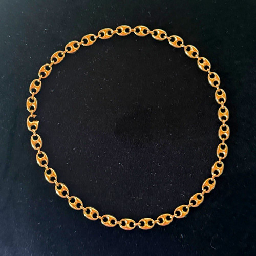 Bohnenkette 585 gold - 585, 19gr