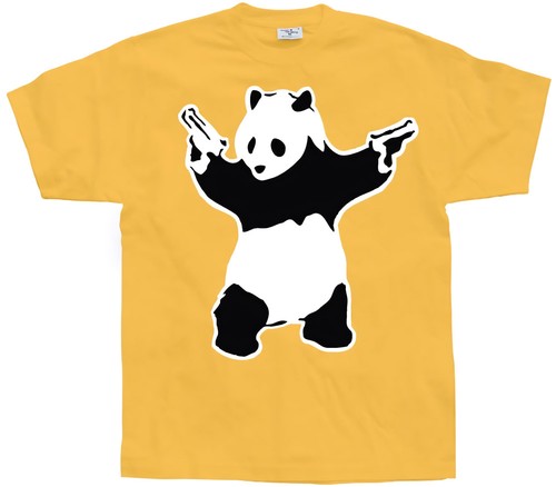 Banksy panda shirt - banksy, t-shirt